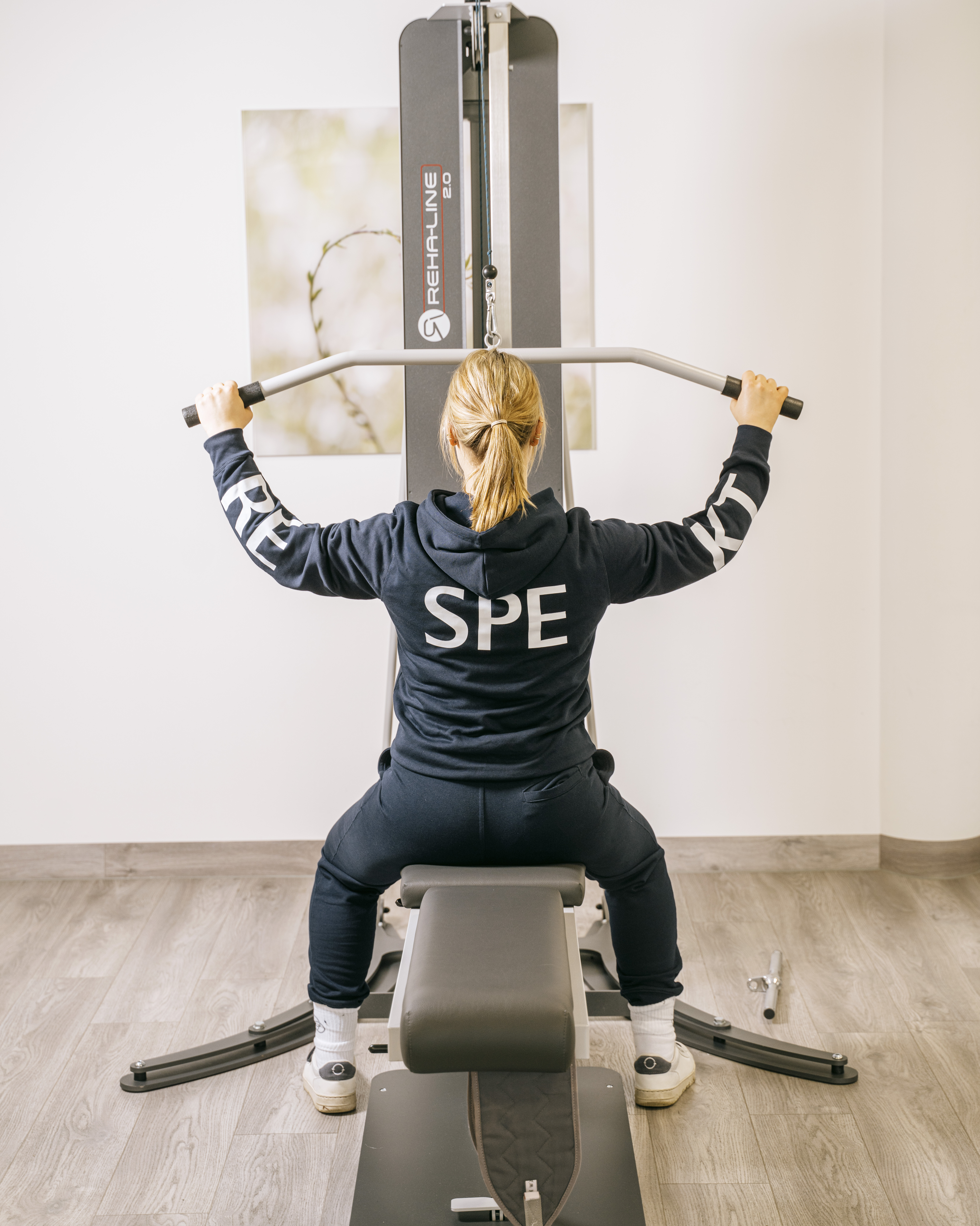 Hoodie "RESPEKT" blau